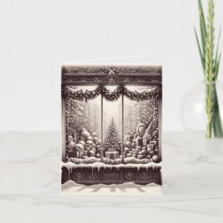 Cartão De Festividades Old Fashion Christmas (blank inside)