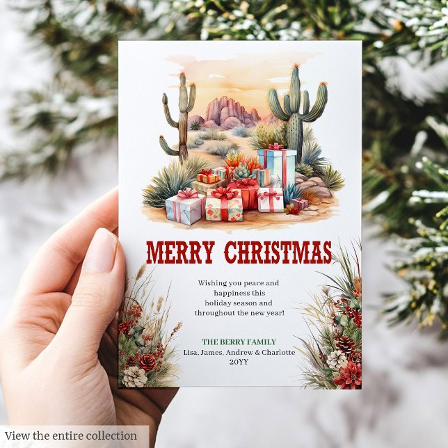 Cartão De Festividades Old West Christmas greeting card printable (Old West Christmas greeting card printable

)
