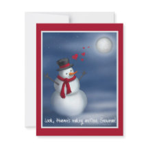 Olhe, os Céus Fazendo Outro Boneco de Neve