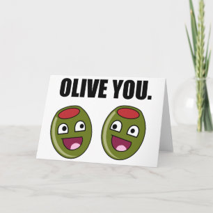 CARTÃO DE FESTIVIDADES OLIVE PUN