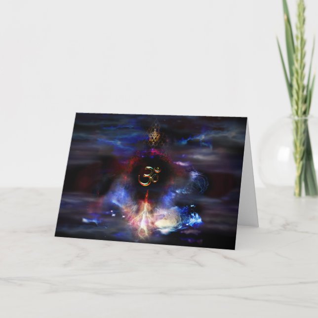 Cartão De Festividades Om Nebulae (Frente)
