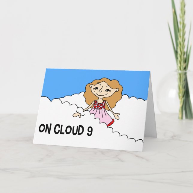 Cartão De Festividades On Cloud 9 (Frente)
