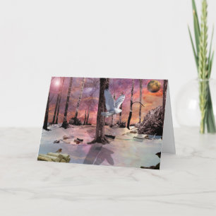 Cartão De Festividades One snowy Christmas