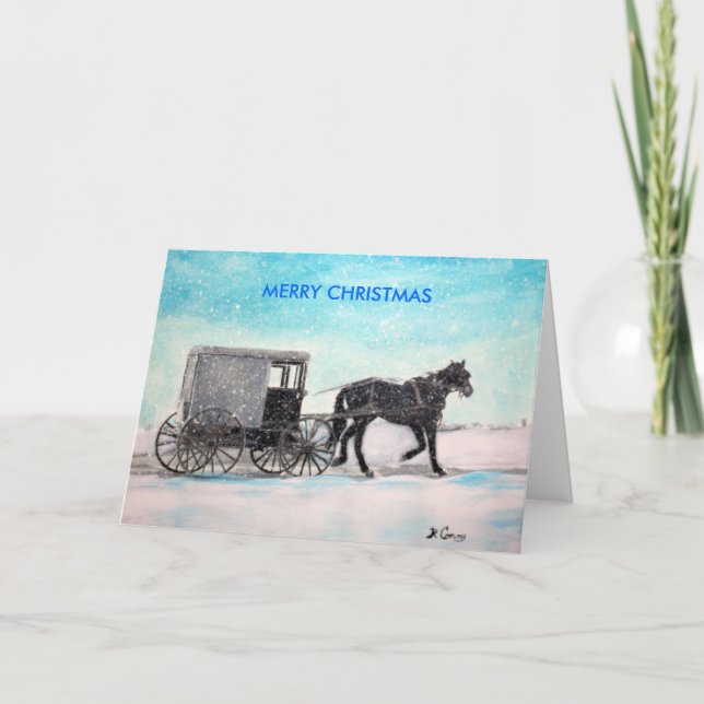 CARTÃO DE FESTIVIDADES ONION SNOW, MERRY CHRISTMAS (Frente)