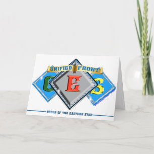 Cartão De Festividades Order of the Eastern Star OES