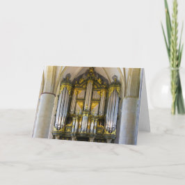 Cartão De Festividades Organ, Groningen, Netherlands greeting card