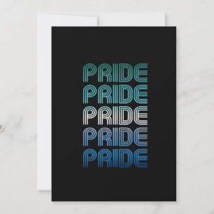 Cartão De Festividades Orgulho do Orgulho de Retro Masculino gay