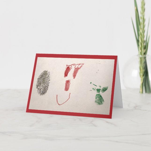 Cartão De Festividades Original artwork by CCA kids - 2011 Holiday Season (Frente)