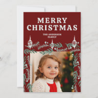 Ornament e Evergreen Border Duas Fotografias
