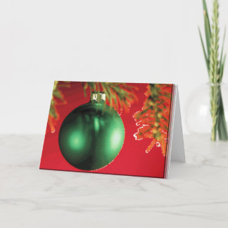 Cartão De Festividades ornament in snow