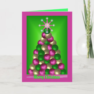 CARTÃO DE FESTIVIDADES ORNAMENT TREE