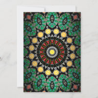 Ornamentado Floral Verde