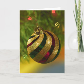 Cartão De Festividades Ornamento