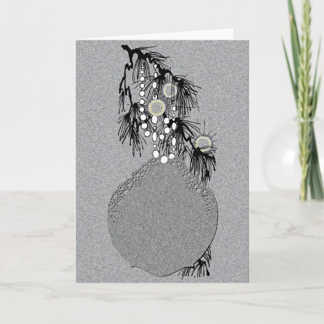 Cartão De Festividades Ornamento 1 do Doily (Frente)