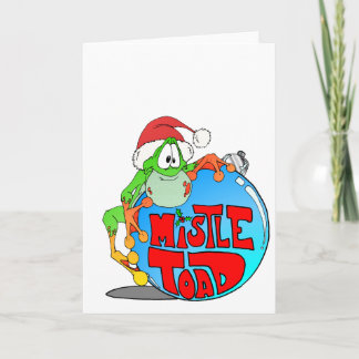 Cartão De Festividades Ornamento de Sapos Mistos