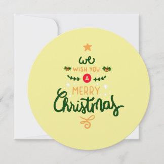 Cartão De Festividades Ornamento Feliz de Natal