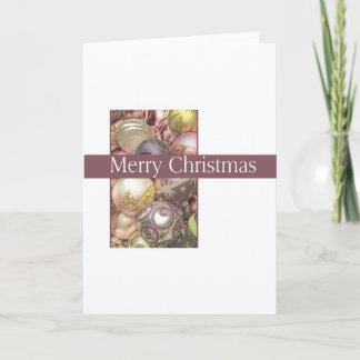 Cartão De Festividades ornamentos de pastel