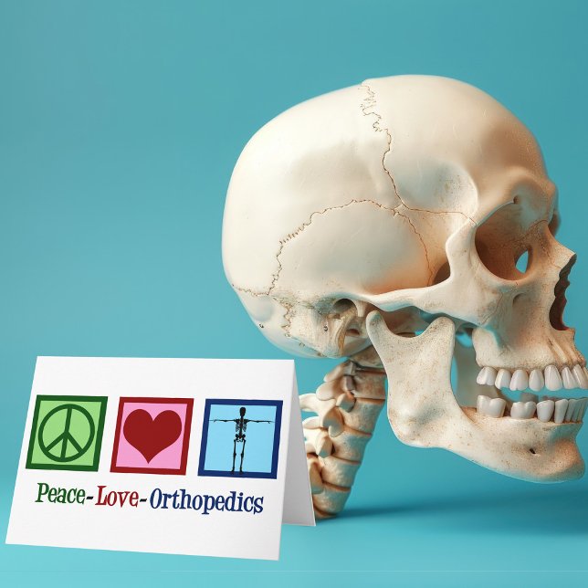 Cartão De Festividades Ortopedia do Amor pela Paz (Criador carregado)