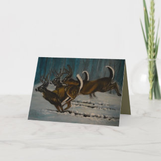 Cartão De Festividades Os 3 Deers