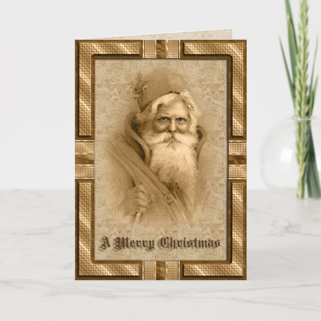 Cartão De Festividades Os Bons Velhos Dias (Frente)