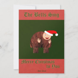 Cartão De Festividades Os Desejos de Férias do Corcunda de Notre Dame 