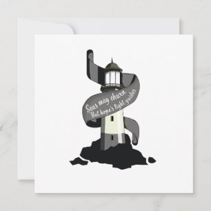 Cartão De Festividades Os mares podem churrascar, mas os guias de luz da 