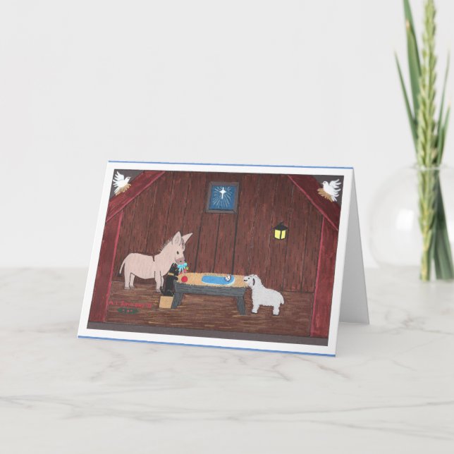 CARTÃO DE FESTIVIDADES OS PRESENTES (Frente)