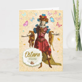 Cartão De Festividades Ostara Blessings Greeting Card