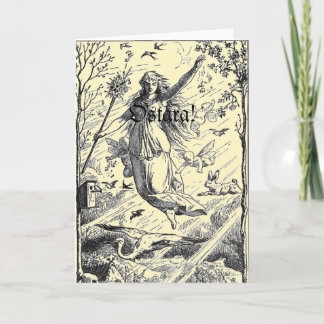 Cartão De Festividades Ostara Spring Equinox