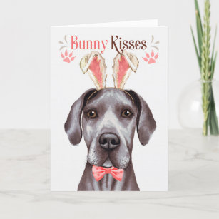 Cartão De Festividades Ótimo cão de dança em lágrimas de coelhinho para P