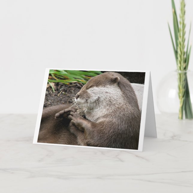 Cartão De Festividades Otter-ly Amazing Holidays (Frente)