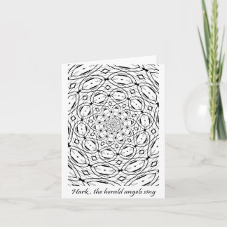 Cartão De Festividades Ouça, anjos de The Herald cantam