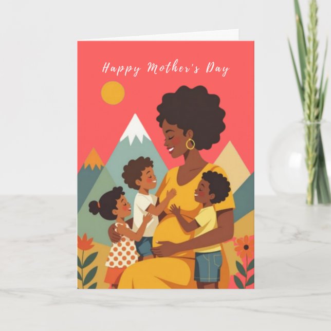 Cartão De Festividades Our Love Mother's Day Card (Frente)