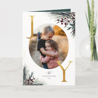 Ouro Rustic Winter Boughs Joy 5 Foto