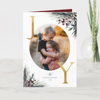 Ouro Rustic Winter Boughs Joy 5 Foto