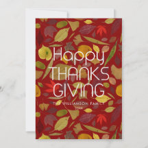 Outono Folhas de Outono Personalizadas Feliz Dia d