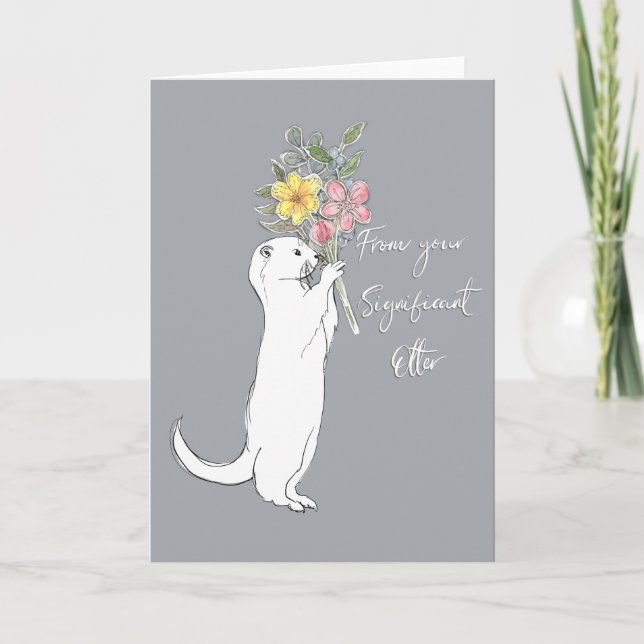 Cartão De Festividades Outra Significativa (Frente)