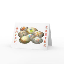 Ovos de páscoa bordados