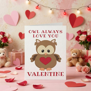 Cartão De Festividades Owl Always Love You, Valentine