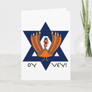 Cartão De Festividades OyVey Turkey Card