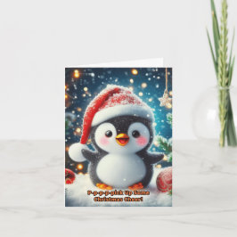 Cartão De Festividades P-p-p-p-p-pegue Um Pouco de Alegria Natalina!