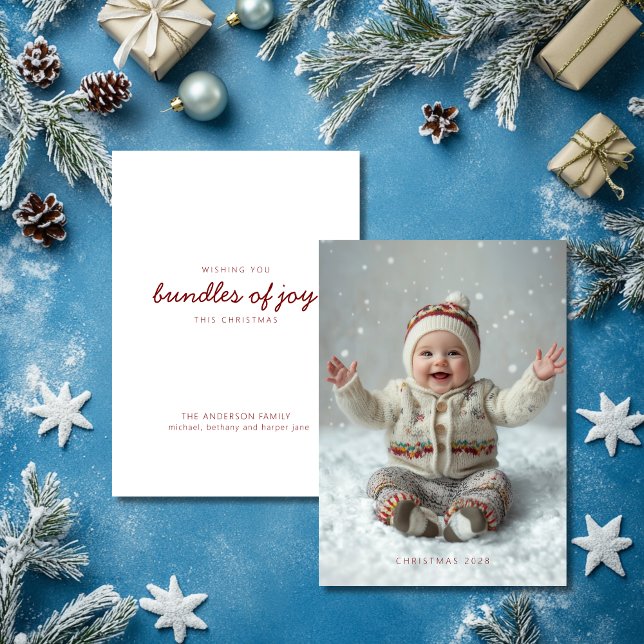 Cartão De Festividades Pacotes de Alegria (Criador carregado)