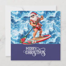 Paddle de Natal do Papai Noel — Férias de Natal à