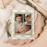 Cartão De Festividades Padrão de Arco de Sálvia em Aquarela<br><div class="desc">Celebre a alegria da época natalina com o nosso Cartão de Natal com Padrão de Laço em Aquarela na cor Sage, uma combinação perfeita de elegância e charme pessoal. Este cartão, lindamente projetado, apresenta um impressionante padrão de laço em aquarela inspirado no grandmillennial, numa tonalidade calma e verde-sage, criando um...</div>