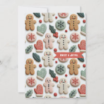 Padrão de Biscoito de Natal Fofo