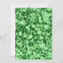 Cartão De Festividades Padrão de Textura de Mármore Verde