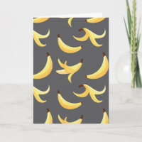 Padrão Engraçado de Banana Amarela Retro para Fest