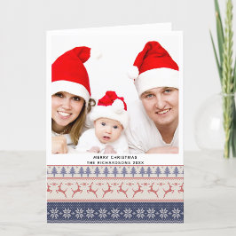 Cartão De Festividades Padrão Nórdico Moderno de Nórdica de Naufrágio do 