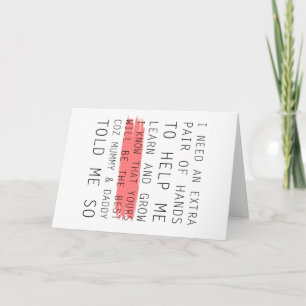 Cartão De Festividades padrinho