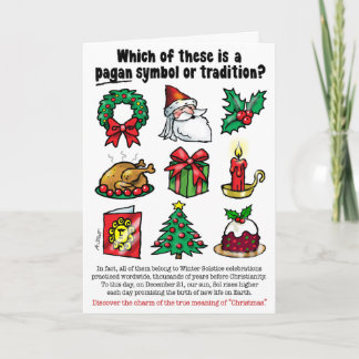 CARTÃO DE FESTIVIDADES PAGAN CHRISTMAS